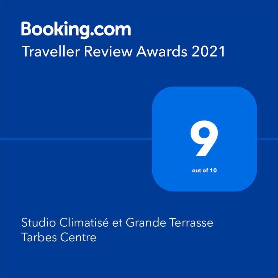 Studio Climatise Et Grande Terrasse Tarbes Centre Buitenkant foto